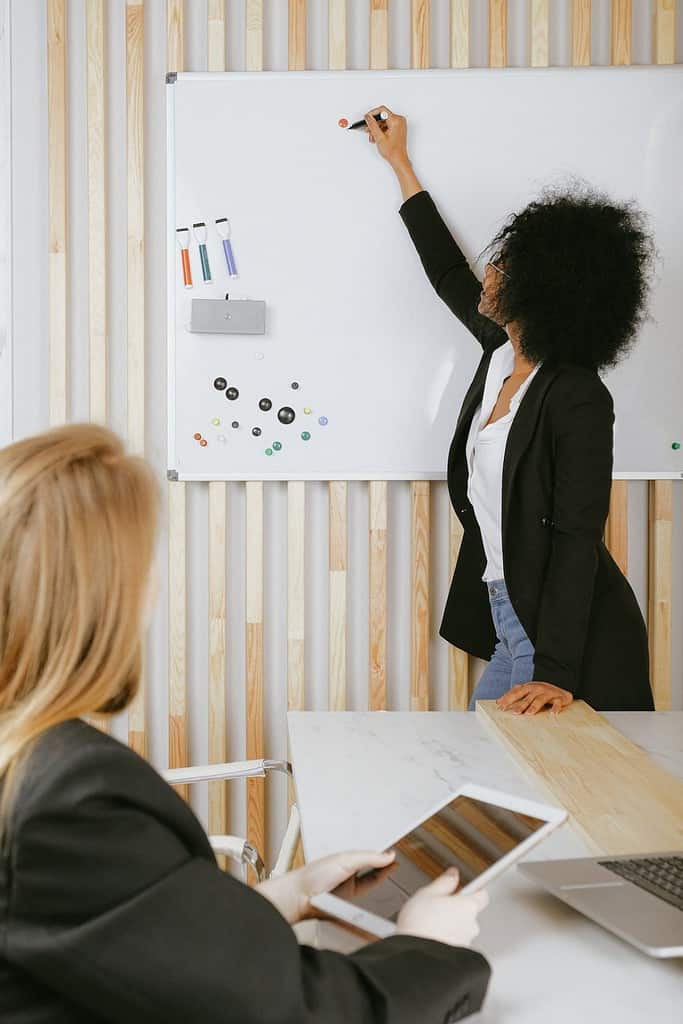 Woman Taking An Executive Coaching To Help Her Team